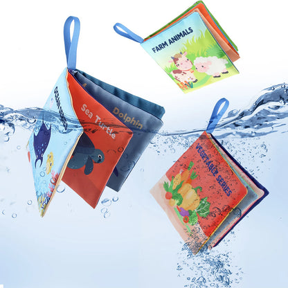 Soft Baby Cloth Book Montessori Sensory Learning Toy