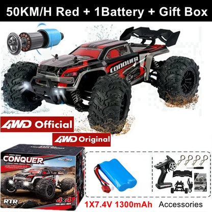 1:16 4WD High-Speed RC Monster Truck – 80KM/H Brushless Off-Road Racing Car