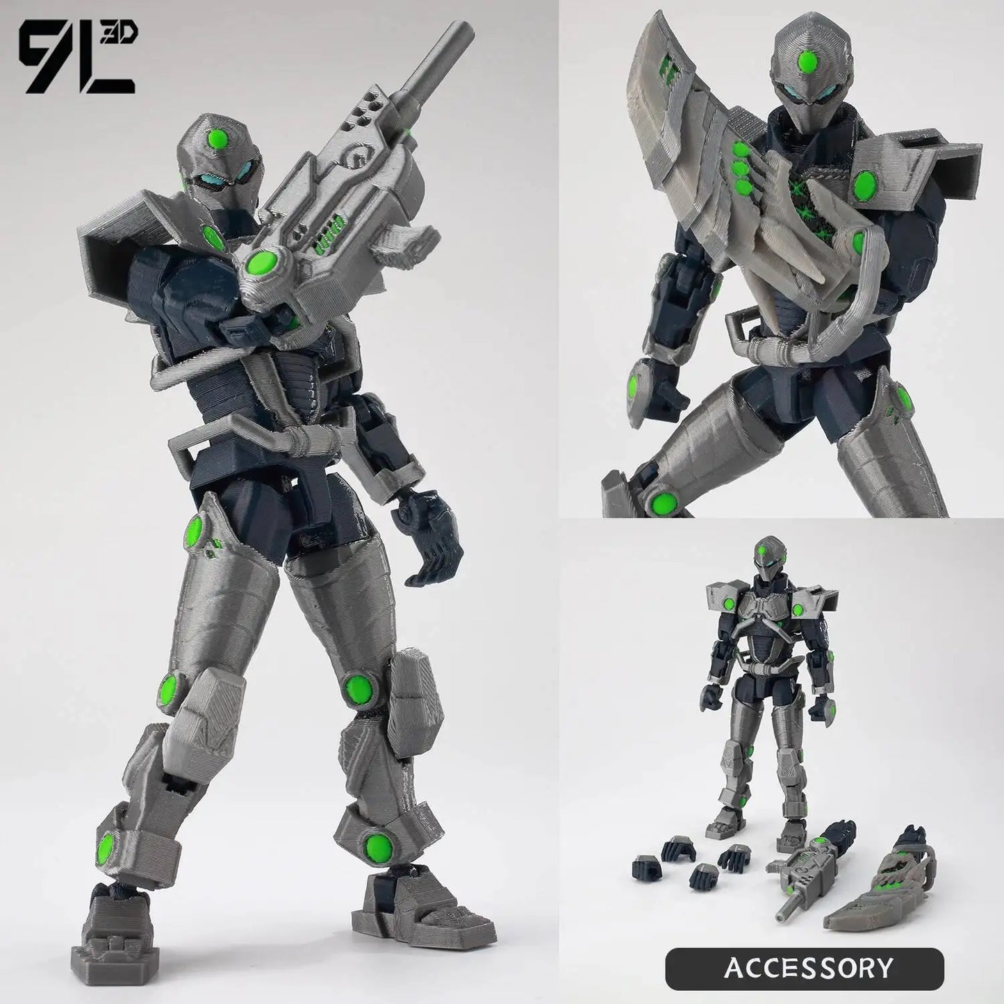 13cm Articulated Action Figure 3D Printed Collectible Model Toy