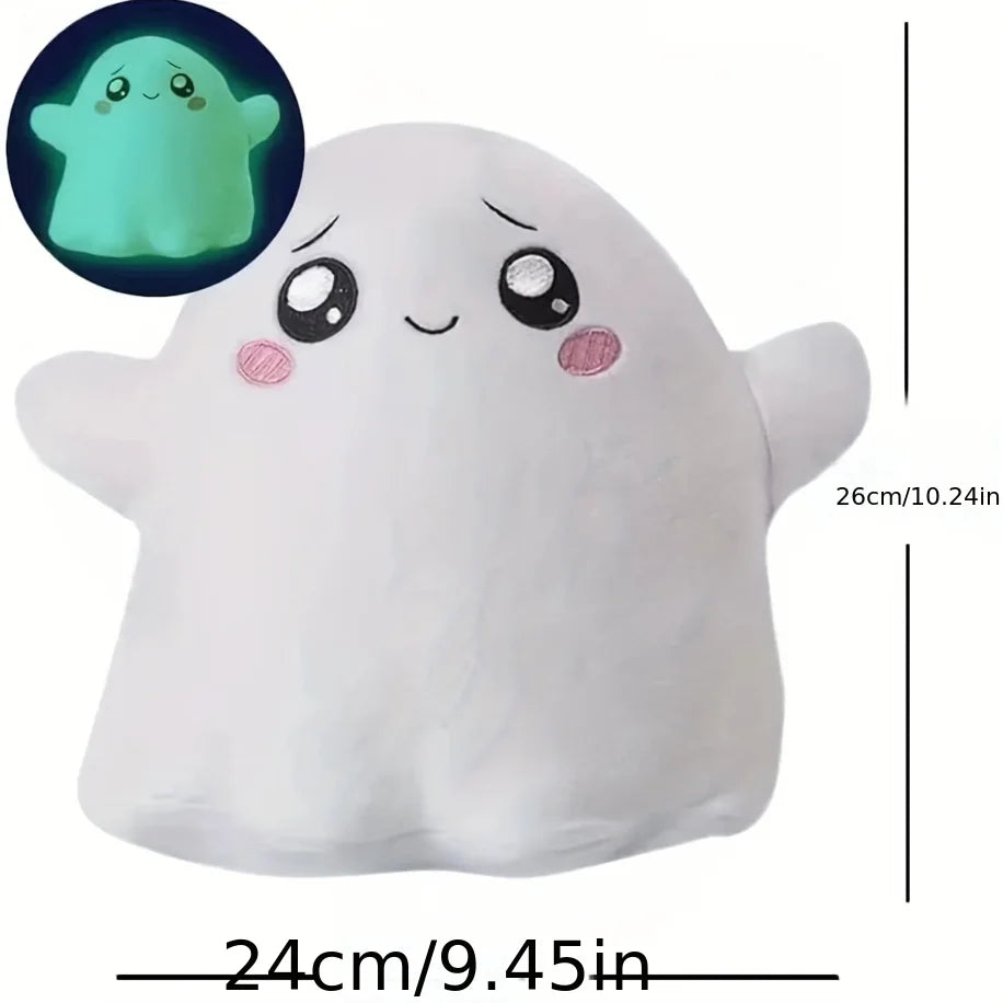 Glow in the Dark Ghost Plush Soft Halloween Plush Toy