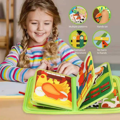 Alphabet Busy Board Felt Educational Learning Book