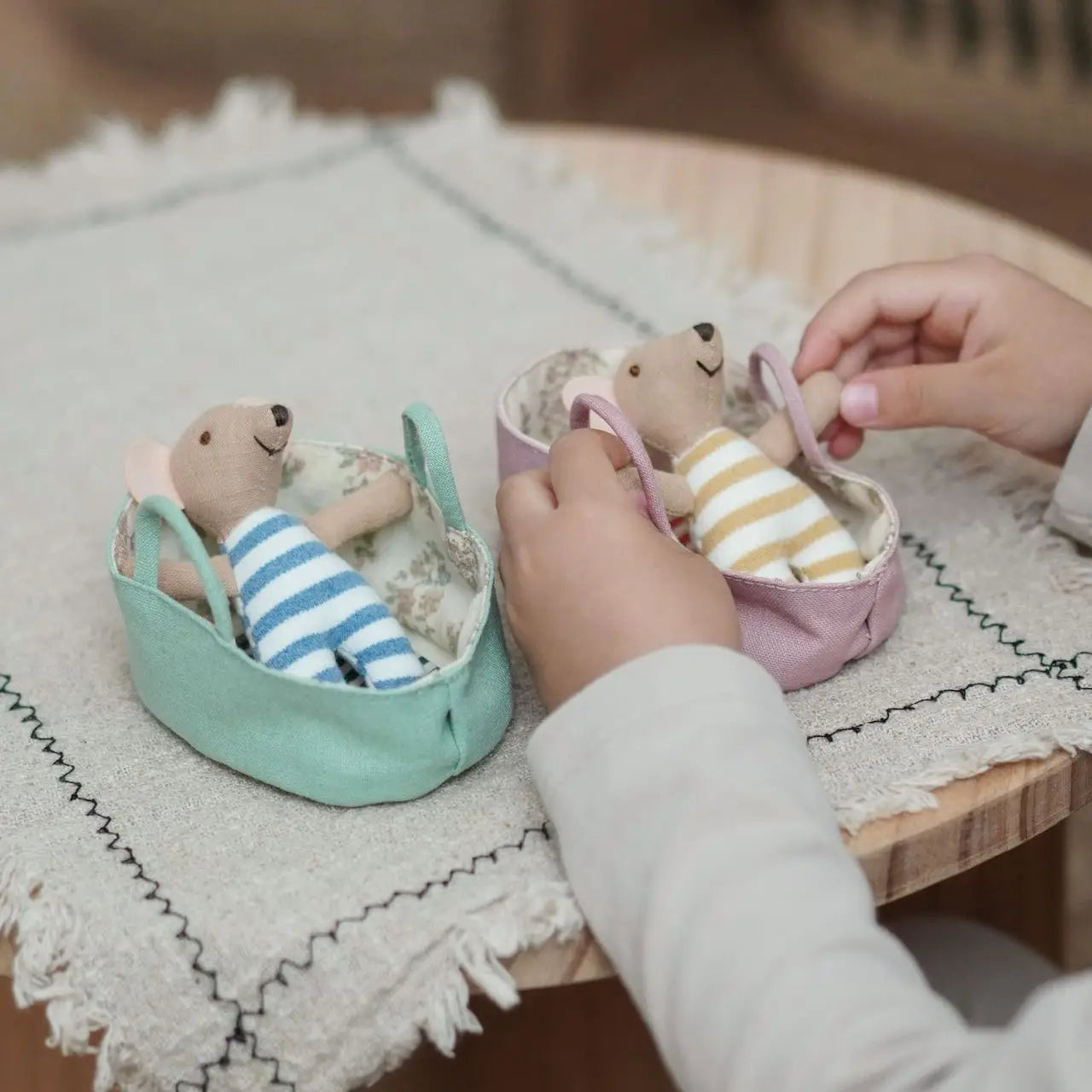 Mouse Plush Doll Soft Stuffed Animal Hand Puppet