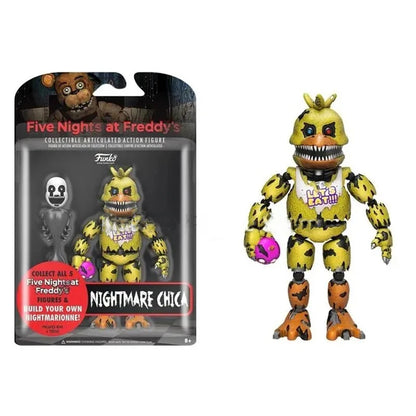 14cm Horror Bear Action Figure Movable PVC Collectible Toy