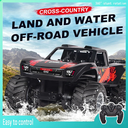 JJRC Q156 4WD Amphibious RC Stunt Car – Waterproof Flip Racing Car for Land & Water