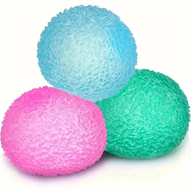 Squishy Ice Ball Toy Multicolor Stress Relief Squeeze Ball