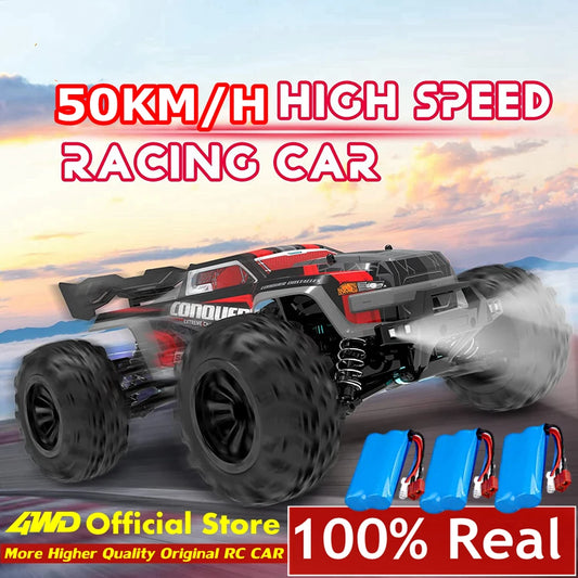 1:16 4WD High-Speed RC Monster Truck – 80KM/H Brushless Off-Road Racing Car