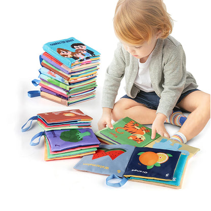 Soft Baby Cloth Book Montessori Sensory Learning Toy