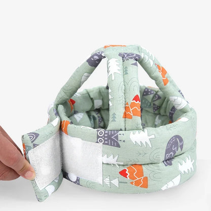 Baby Safety Helmet Soft Adjustable Head Protection Cap