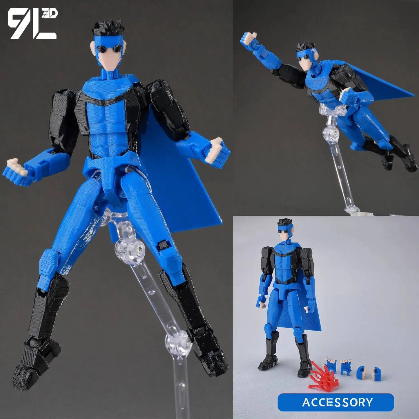 13cm Articulated Action Figure 3D Printed Collectible Model Toy