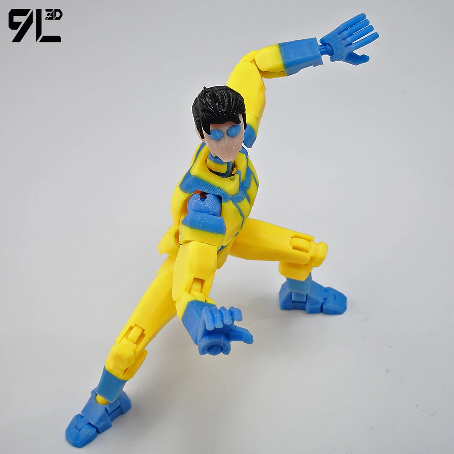 Invincible Boy Action Figure 14cm 3D Printed Multi Jointed Model