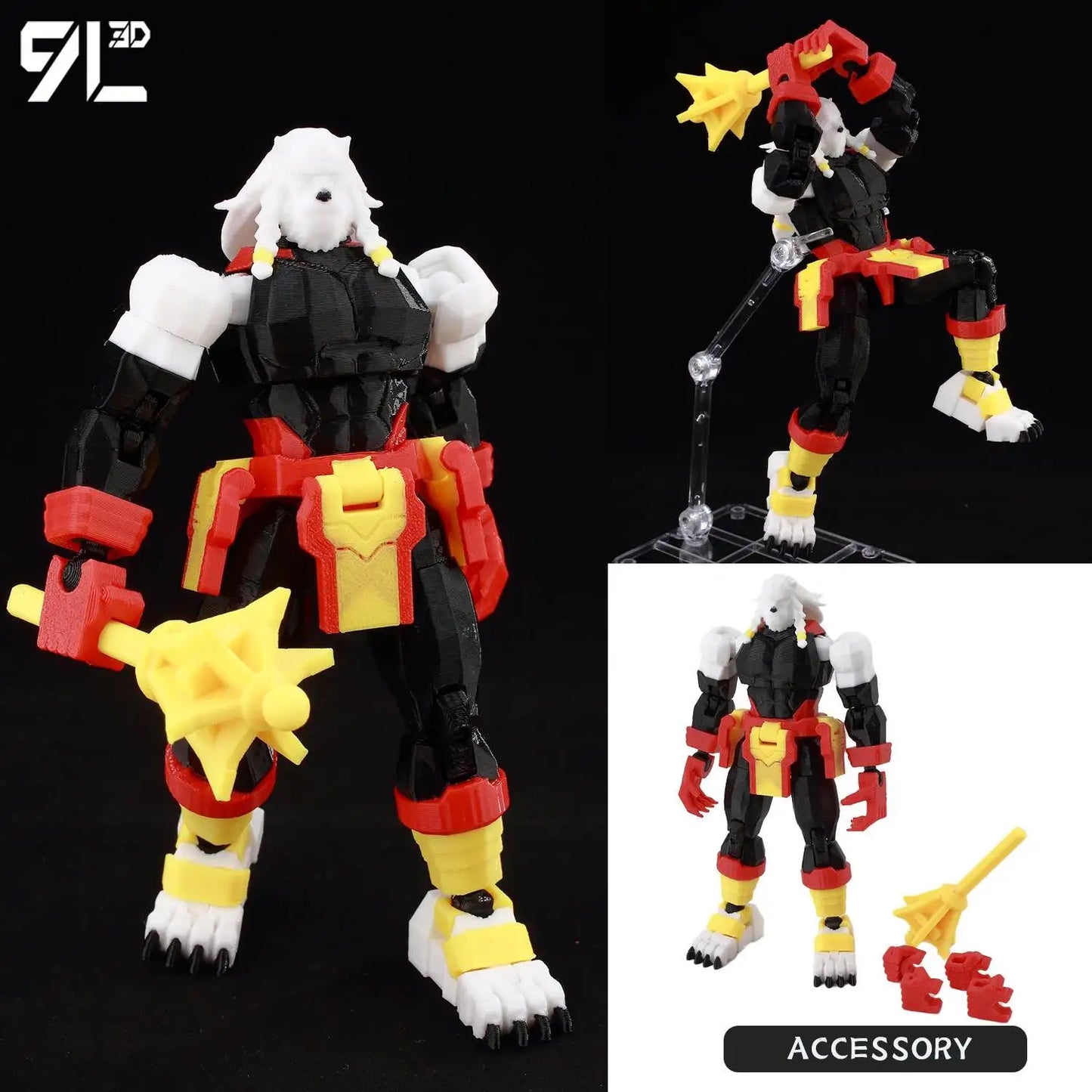 13cm Articulated Action Figure 3D Printed Collectible Model Toy