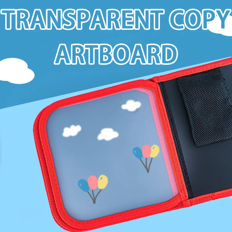 Reusable Doodle Book for Kids with 12 Watercolor Pens