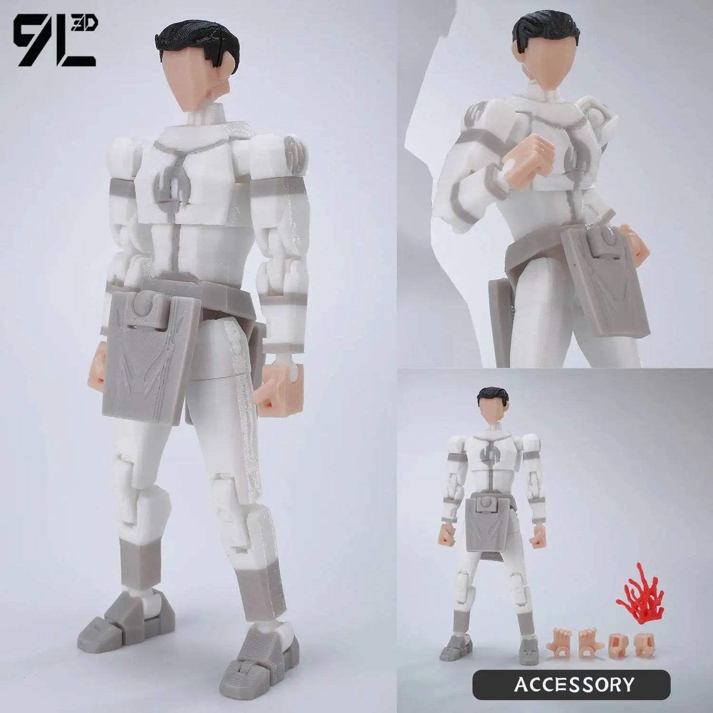 Invincible Boy Action Figure 14cm 3D Printed Poseable Model