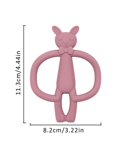 Silicone Baby Teether Rabbit Teething Toy for Infants