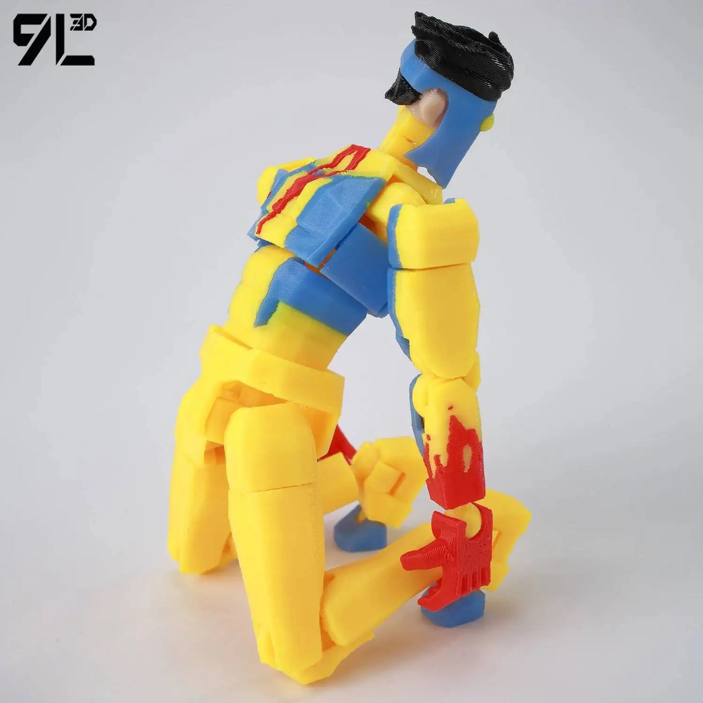 Invincible Boy Action Figure 14cm 3D Printed Multi Jointed Model