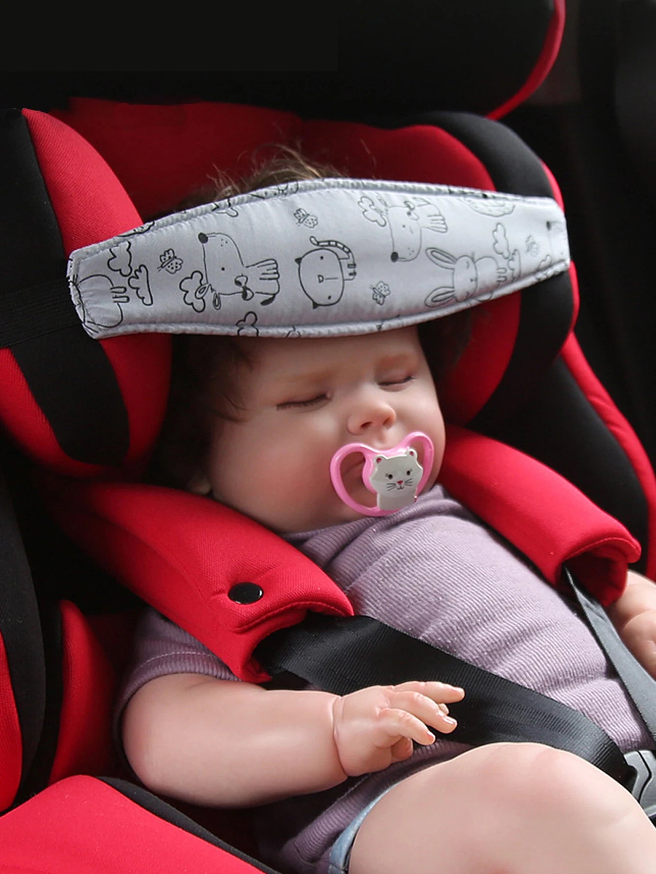 Baby Car Seat Head Support Adjustable Sleep Positioner