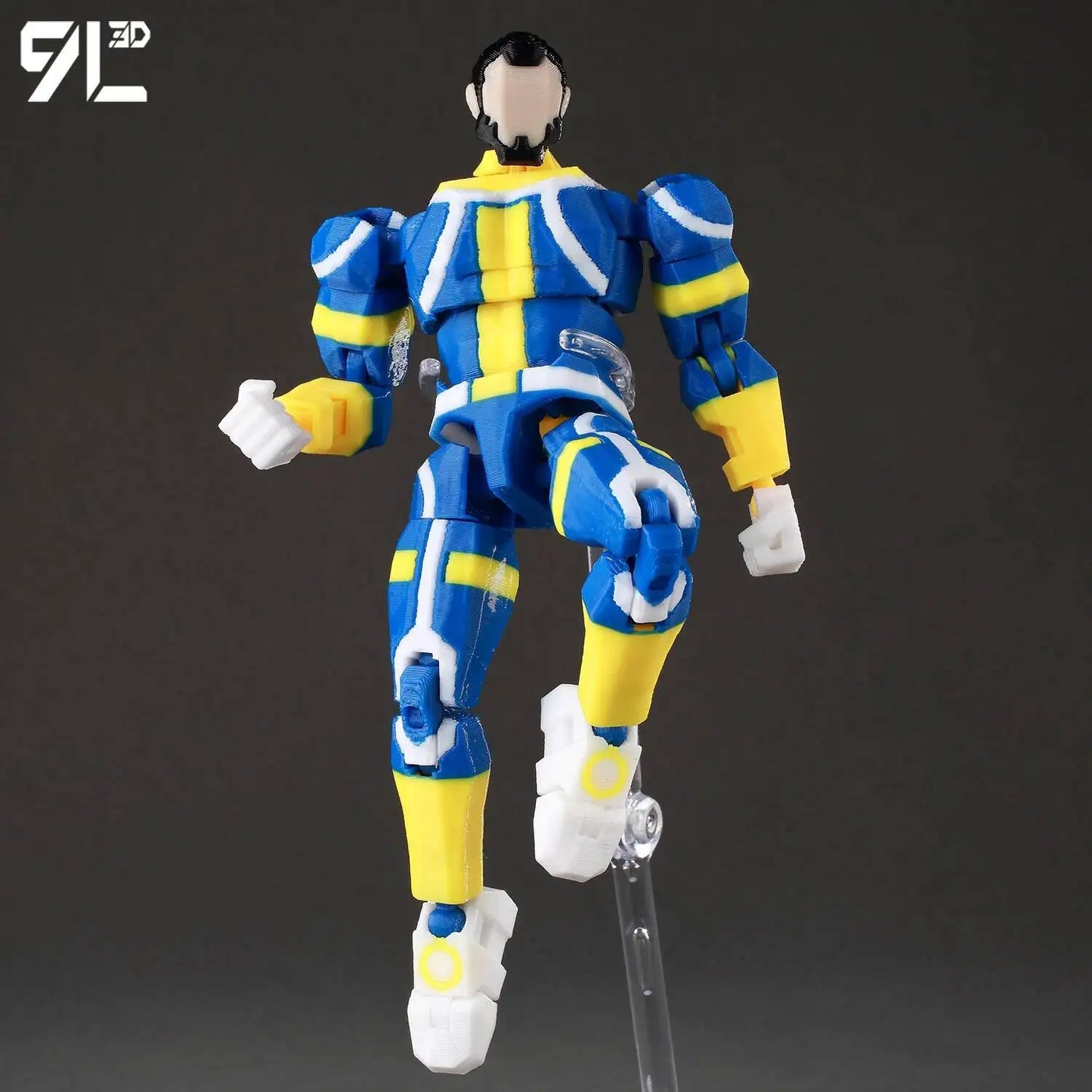 Invincible Boy Action Figure 14cm 3D Printed Poseable Model