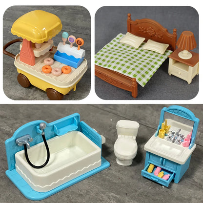 1:12 Miniature Dollhouse Furniture Set Pretend Play Accessories