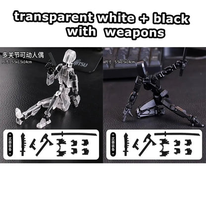 13-Joint Movable Robot Action Figure 3D Printed DIY Toy