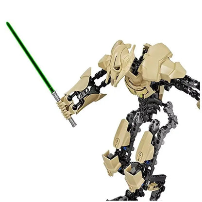 32cm General Grievous PVC Action Figure with Lightsaber Hilts