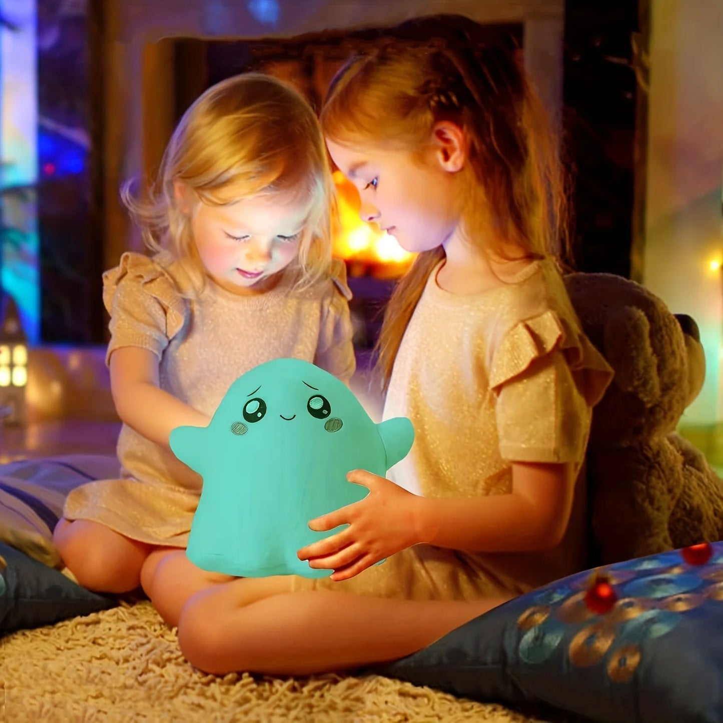Glow in the Dark Ghost Plush Soft Halloween Plush Toy