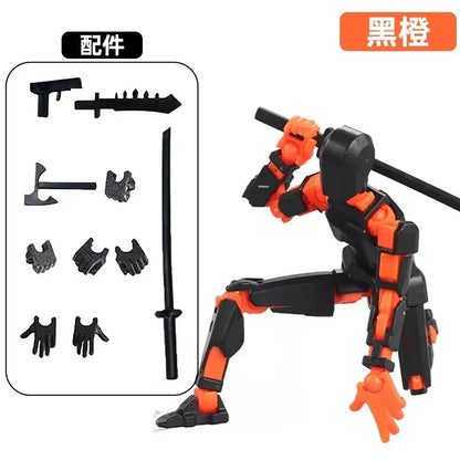 13-Joint Movable Robot Action Figure 3D Printed DIY Toy