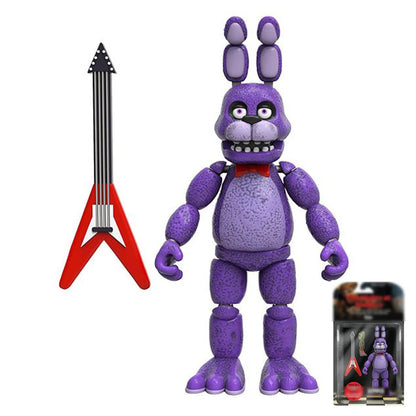 14cm Horror Bear Action Figure Movable PVC Collectible Toy