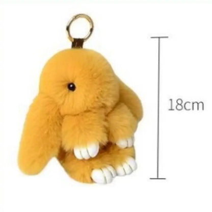 Bunny Keychain – Plush Rabbit Bag Charm with Bow