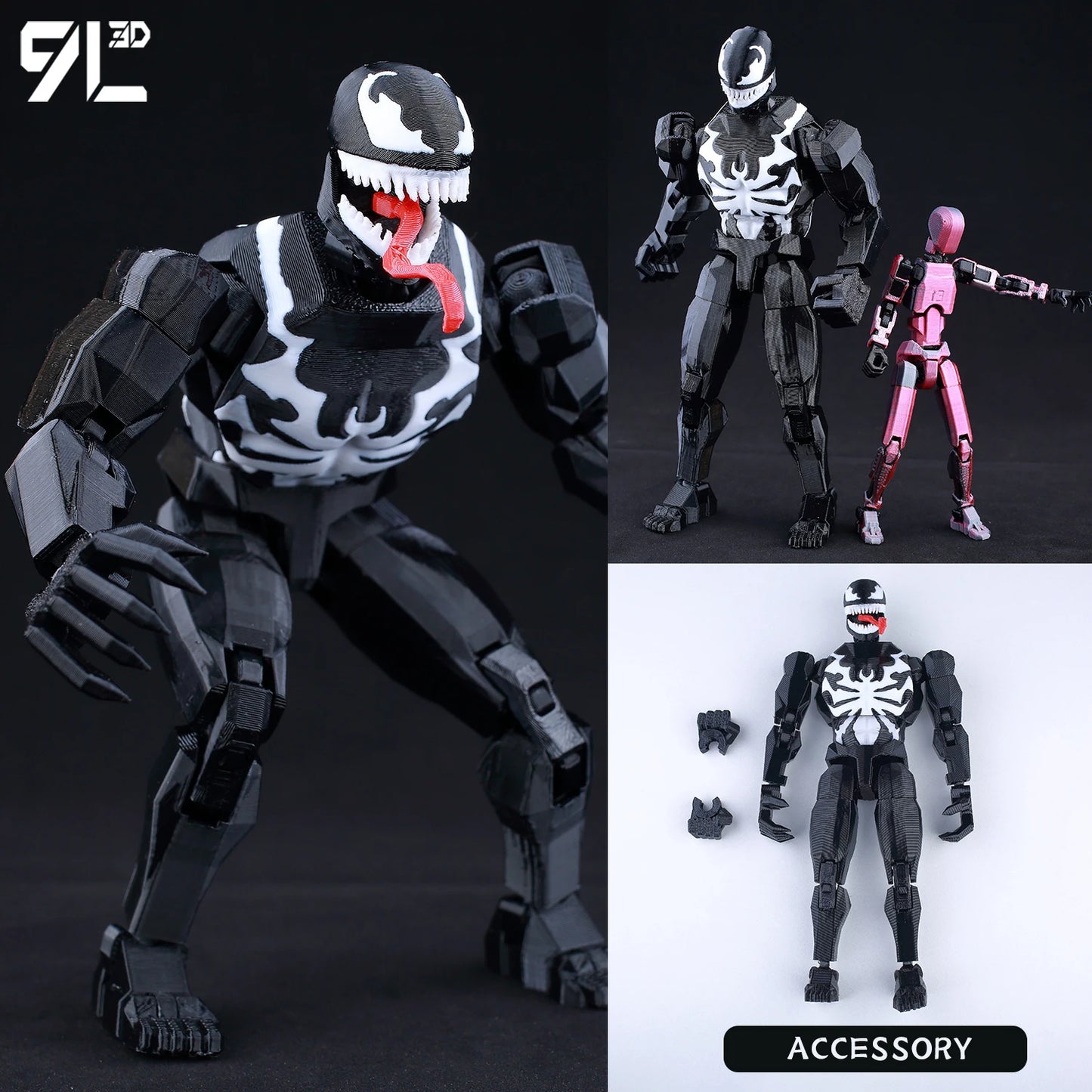 14cm Multi Jointed Action Figure 3D Printed Poseable Collectible Toy