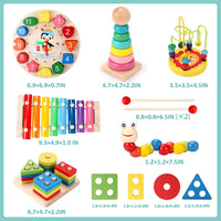 Wooden Baby Puzzles 3D Early Learning Educational Toy