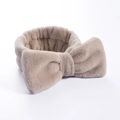 Makeup Headband – Soft Coral Fleece Face Wash Hair Band