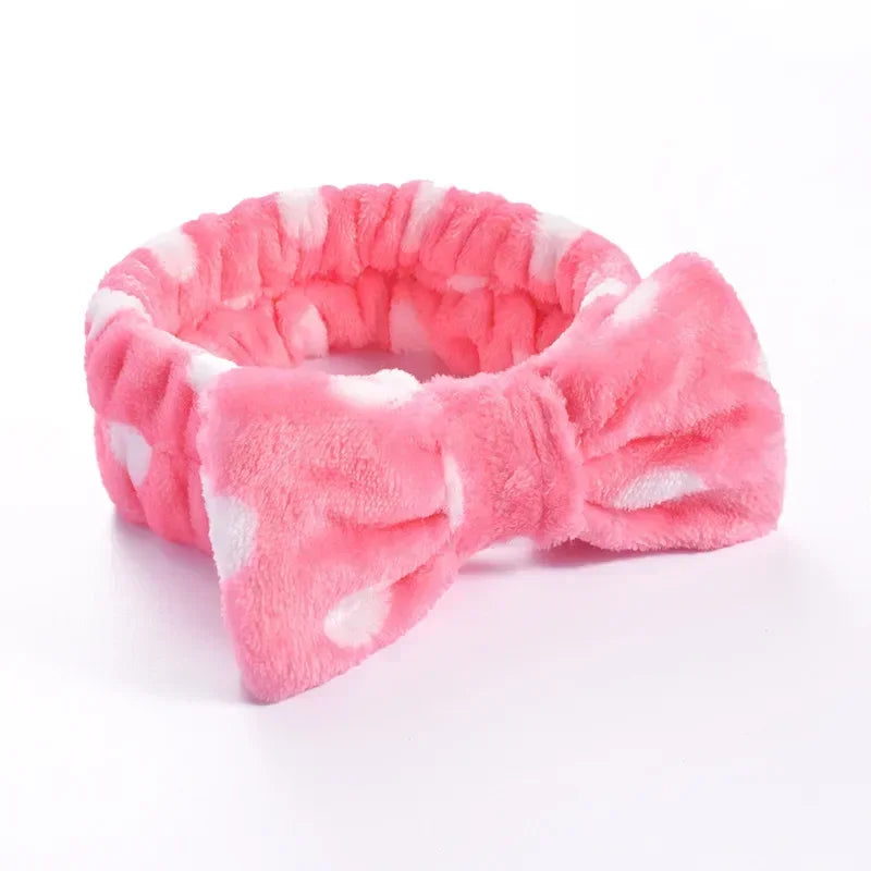 Makeup Headband – Soft Coral Fleece Face Wash Hair Band