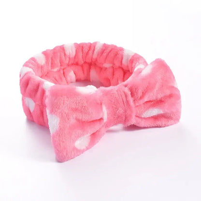 Makeup Headband – Soft Coral Fleece Face Wash Hair Band