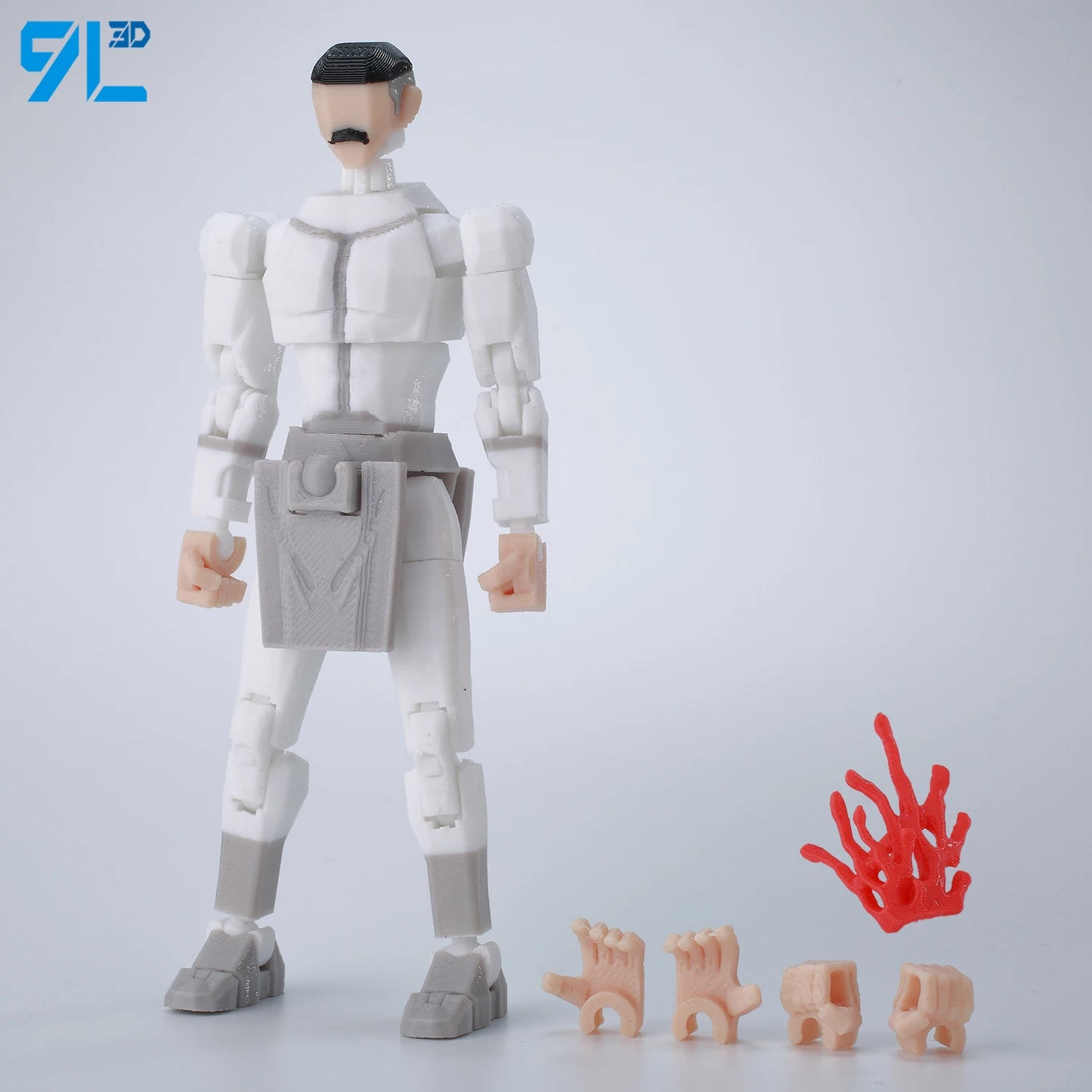 14cm Multi Jointed Action Figure 3D Printed Poseable Collectible Toy