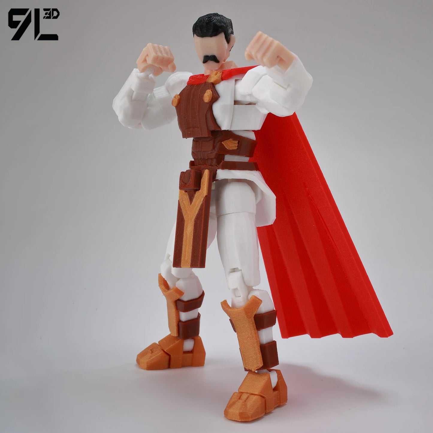 Invincible Boy Action Figure 14cm 3D Printed Multi Jointed Model