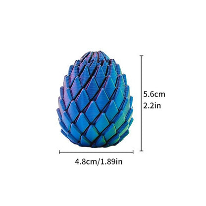 Dragon Egg Fidget Toy 3D Printed Expandable Sensory Stress Toy