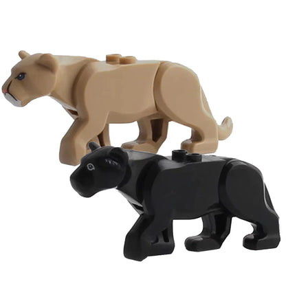 MOC Farm Zoo Animal Building Blocks Educational Toy Set