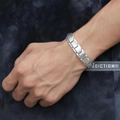 Stainless Steel Bangle Bracelet – Elastic Italian Charm Style