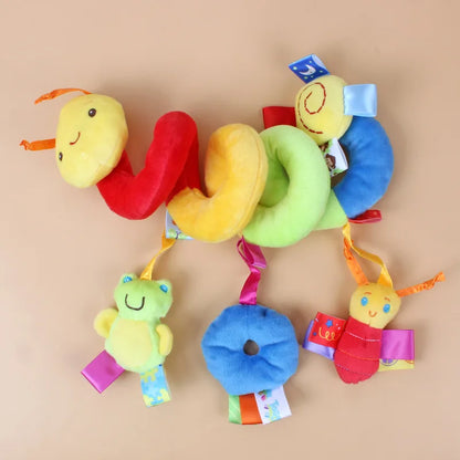 Baby Crib Spiral Toy Plush Stroller & Car Seat Rattle