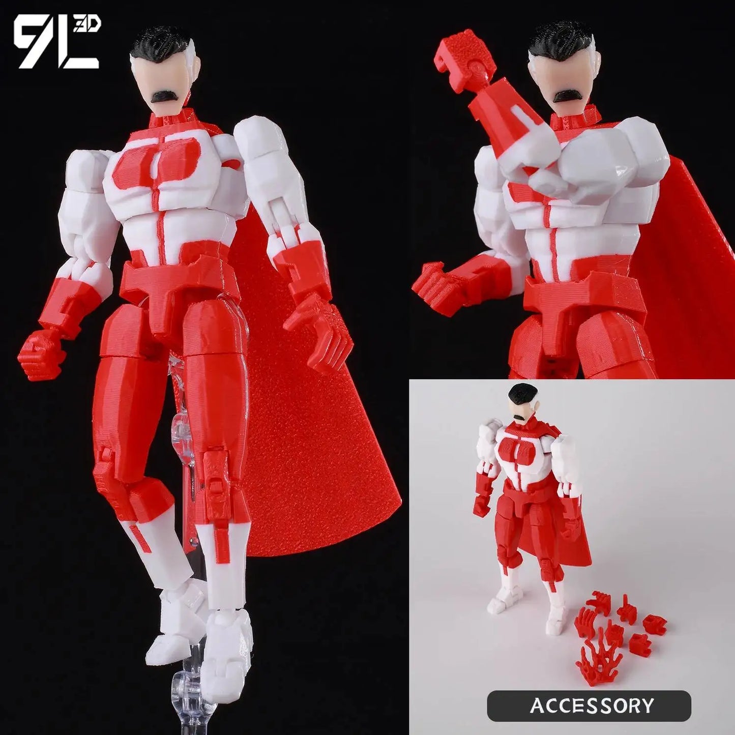 13cm Articulated Action Figure 3D Printed Collectible Model Toy