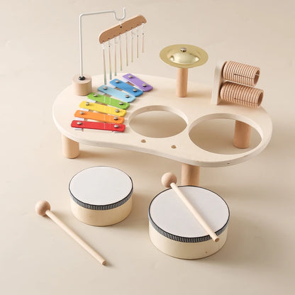 Wooden Kids Xylophone Montessori Musical Instrument Toy