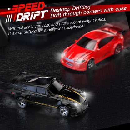 KF20 1:64 Mini RC Drift Car – 4WD Desktop Racing Remote Control Car