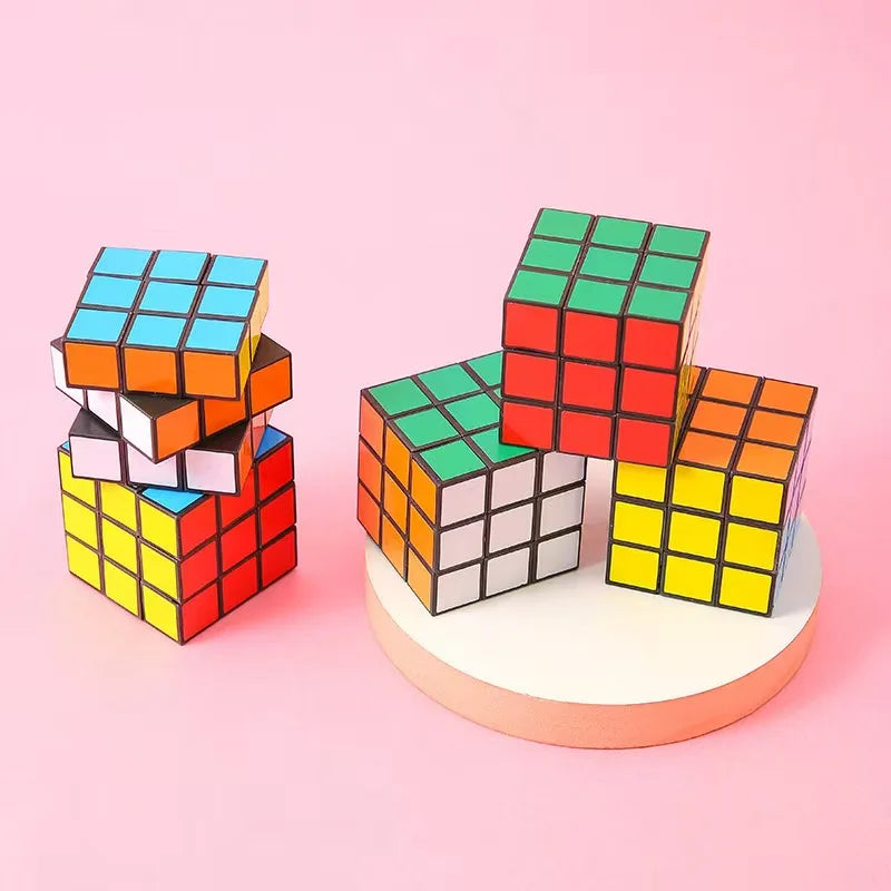 12PCS Mini Magic Cube Set – Educational Puzzle Party Favors