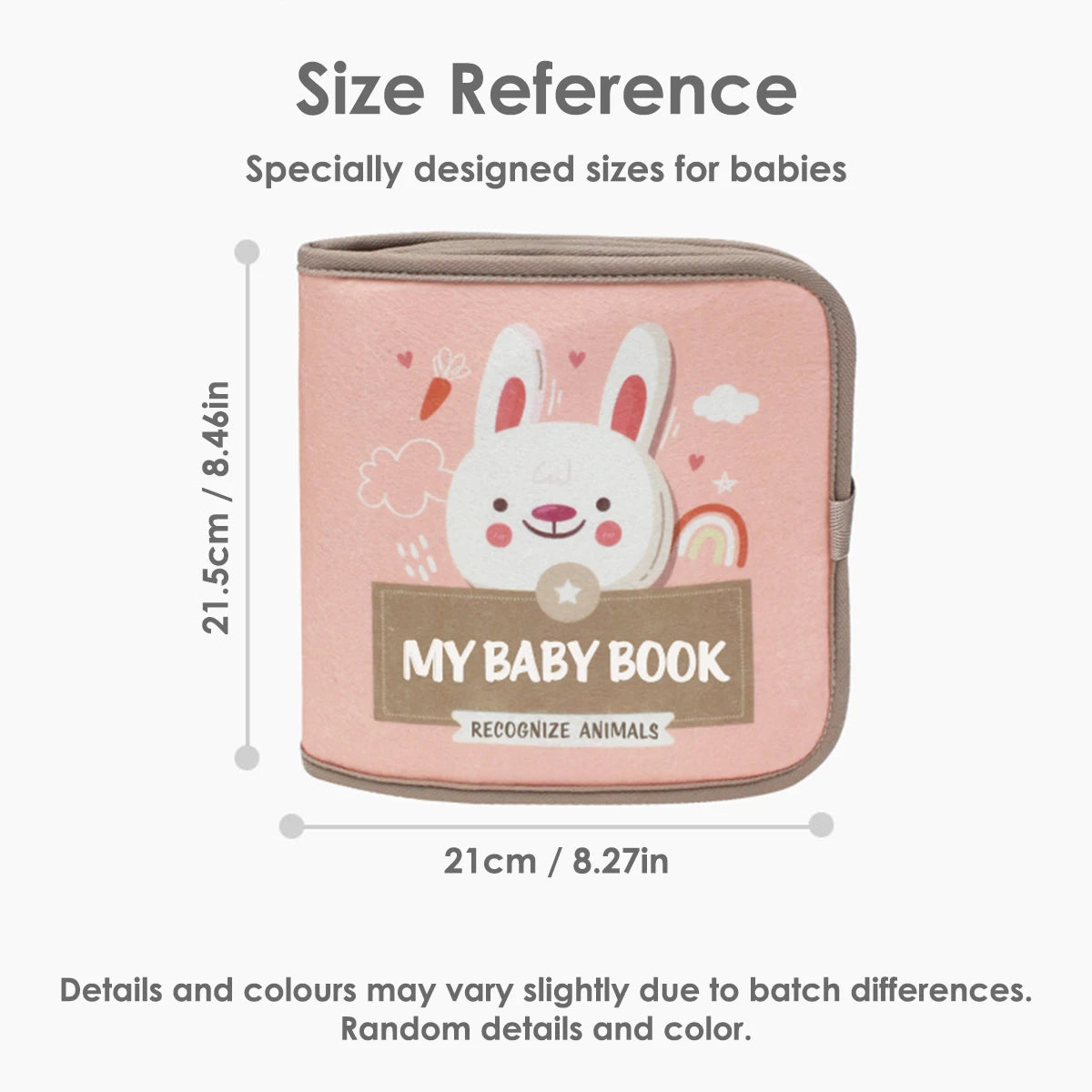 Montessori Busy Book Animal Cognitive Sensory Learning Toy