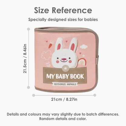 Montessori Busy Book Animal Cognitive Sensory Learning Toy