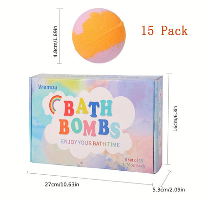 Kids Bath Bomb Gift Set 15/24 Pack with Surprise Inside