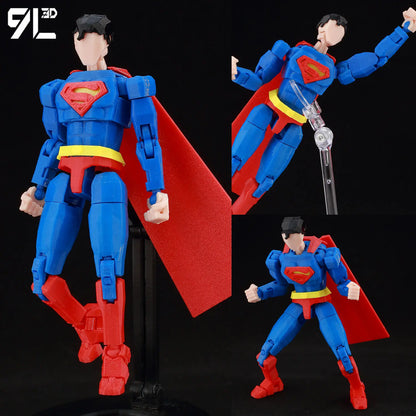 14cm Multi Jointed Action Figure 3D Printed Poseable Collectible Toy