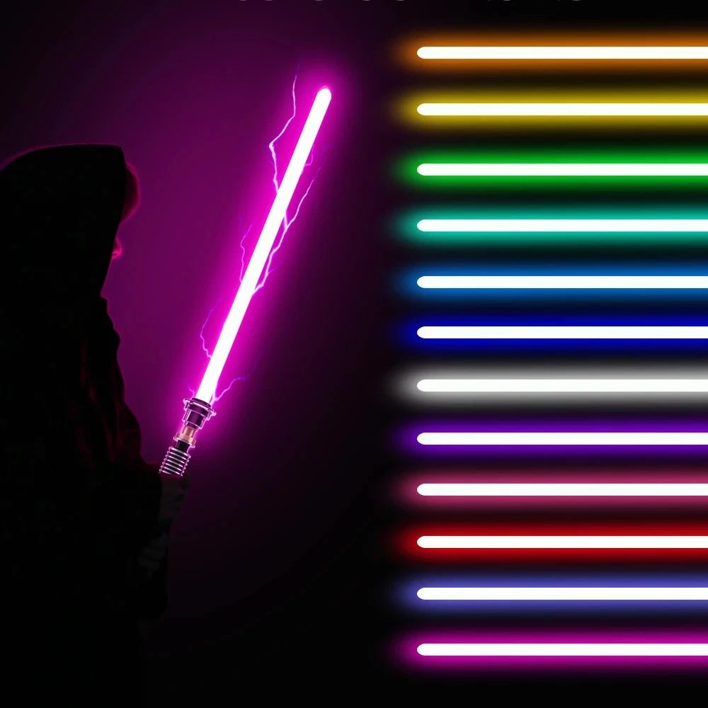 RGB Metal Lightsaber Rechargeable LED Light Sword