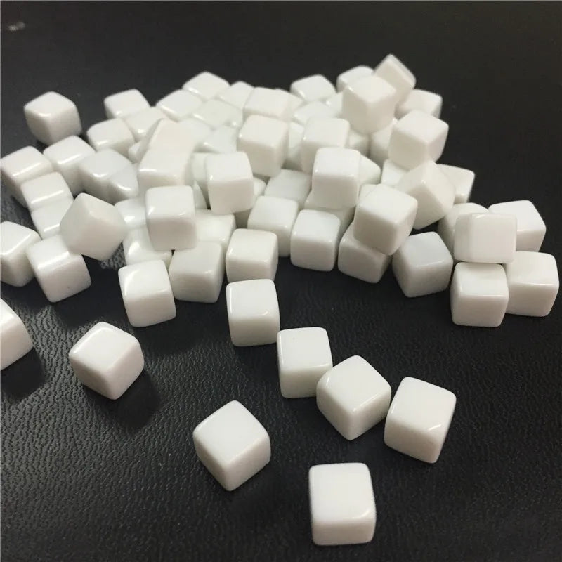Transparent Cube Game Pieces Set – 50PCS Colorful Crystal Cubes