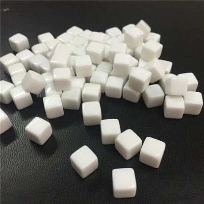 Transparent Cube Game Pieces Set – 50PCS Colorful Crystal Cubes
